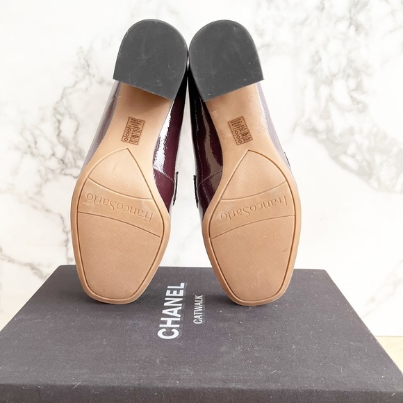 BNWT Franco Sarto Patent Block Heel Dress Loafer - Picture 8 of 10
